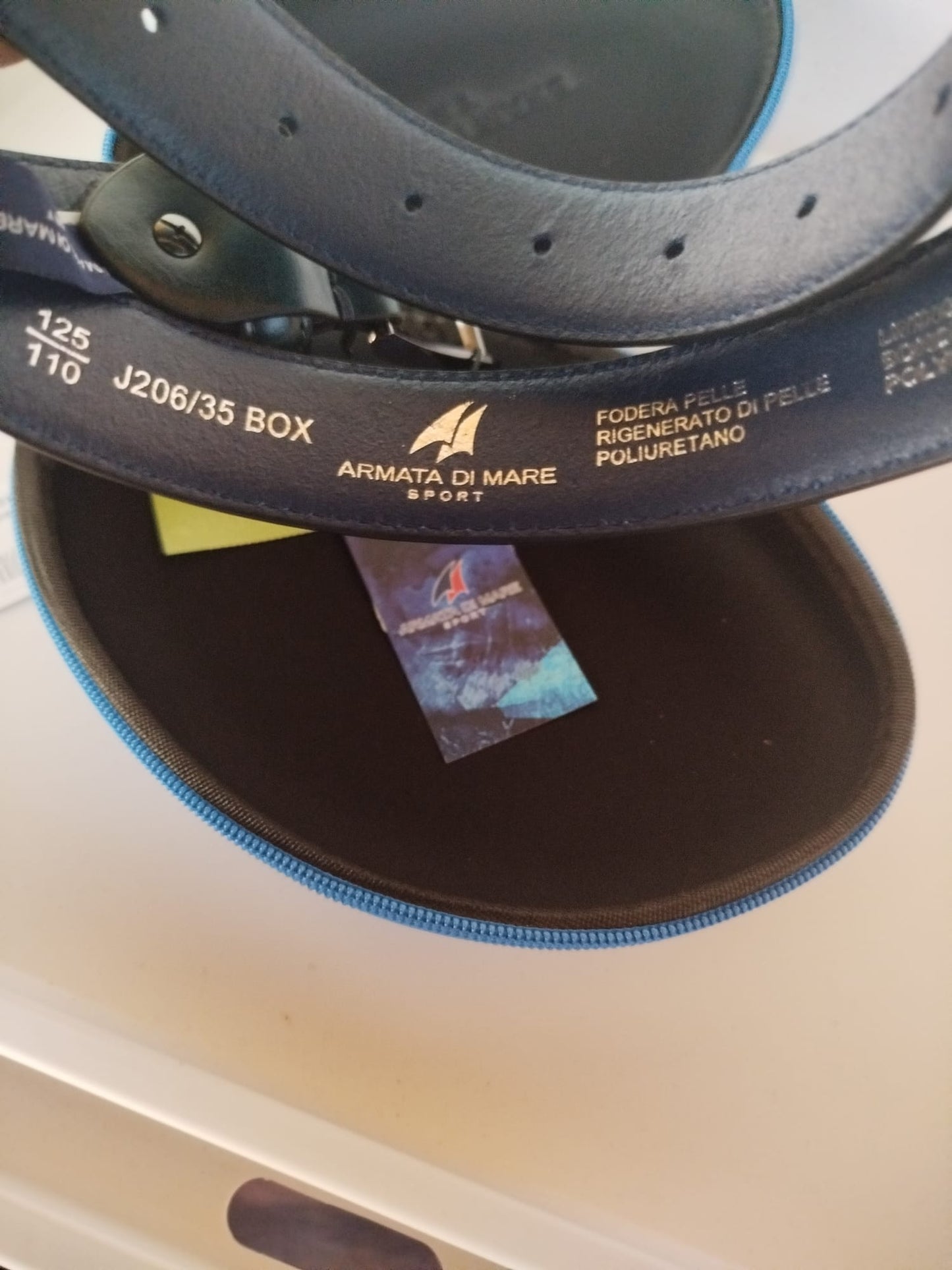 Cintura Armata di Mare 125 cm 3,5 con Box in Spugna