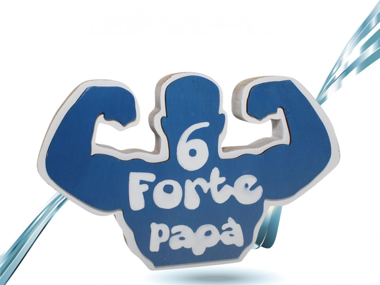 SCRITTA LEGNO PER PAPA' 18x12