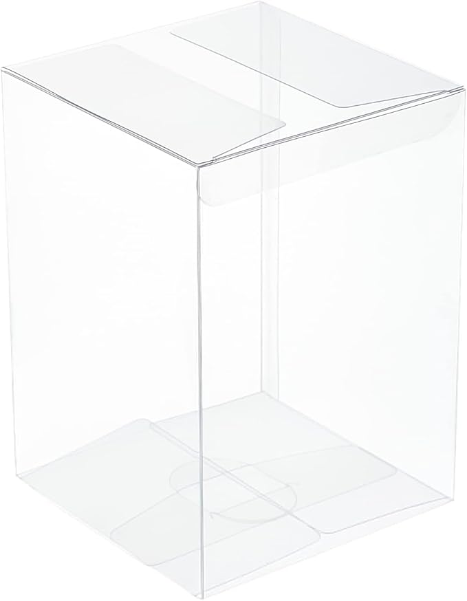 Scatola PVC trasparente per confezioni bomboniere 14x10 cm 10 pz