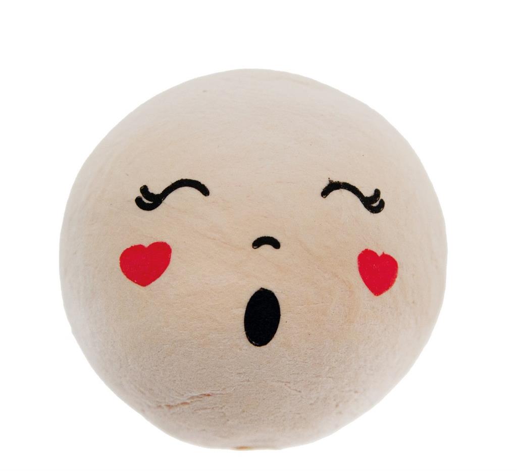 Testa in ovatta con faccina dolce – componente per bambole fai-da-te