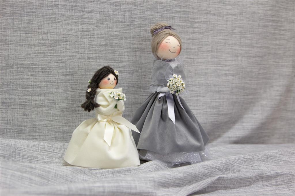 Faccina Maglina con Occhi a Cuoricino – Accessorio per Bambole Fai-da-Te Ø 7,5 - 3 pz (Copia)