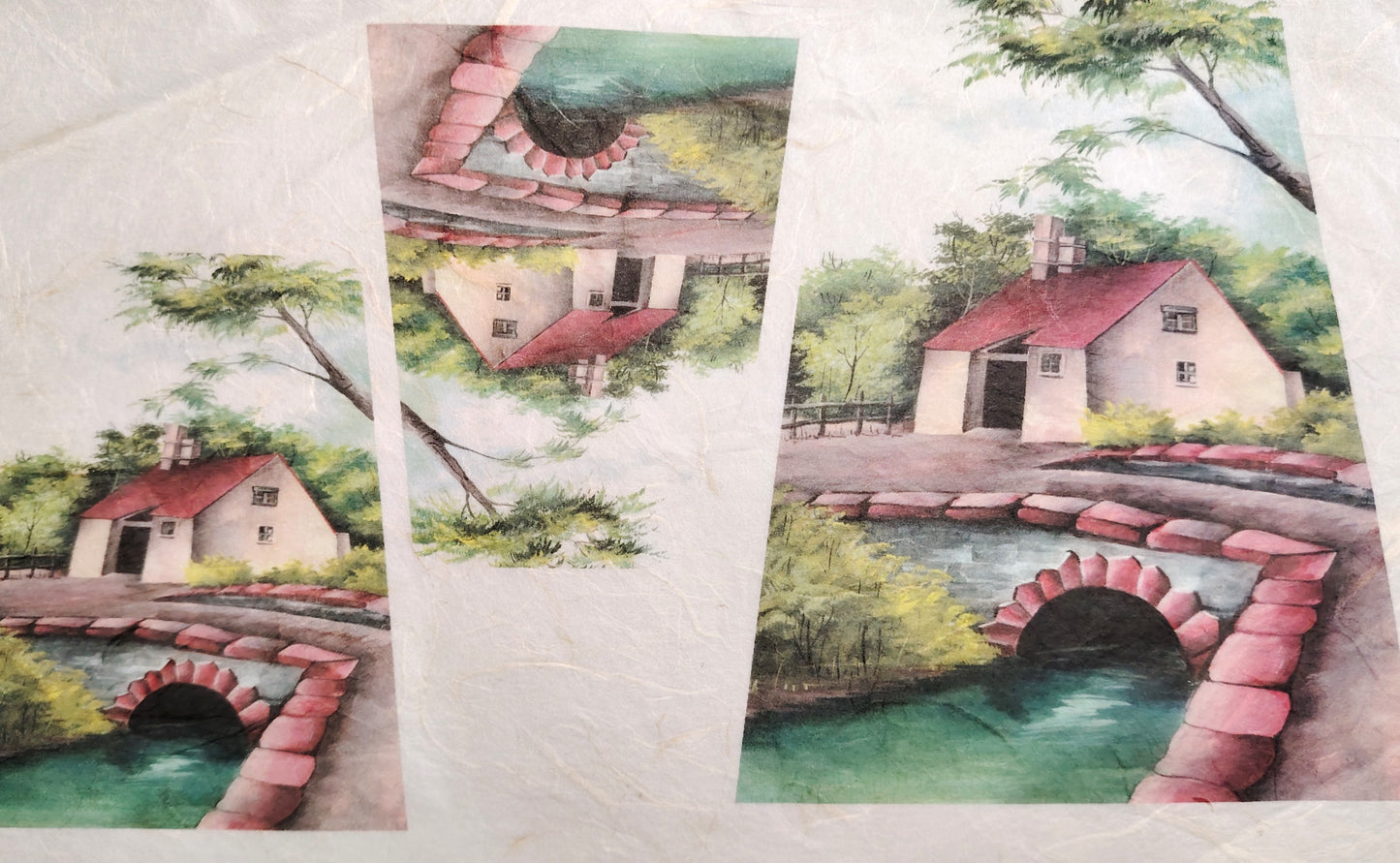 KIT Carta Decoupage + Tegola in cotto 21 cm x 12 cm – Introvabile! Ultimi pezzi a prezzo eccezionale La casa sul Ponte