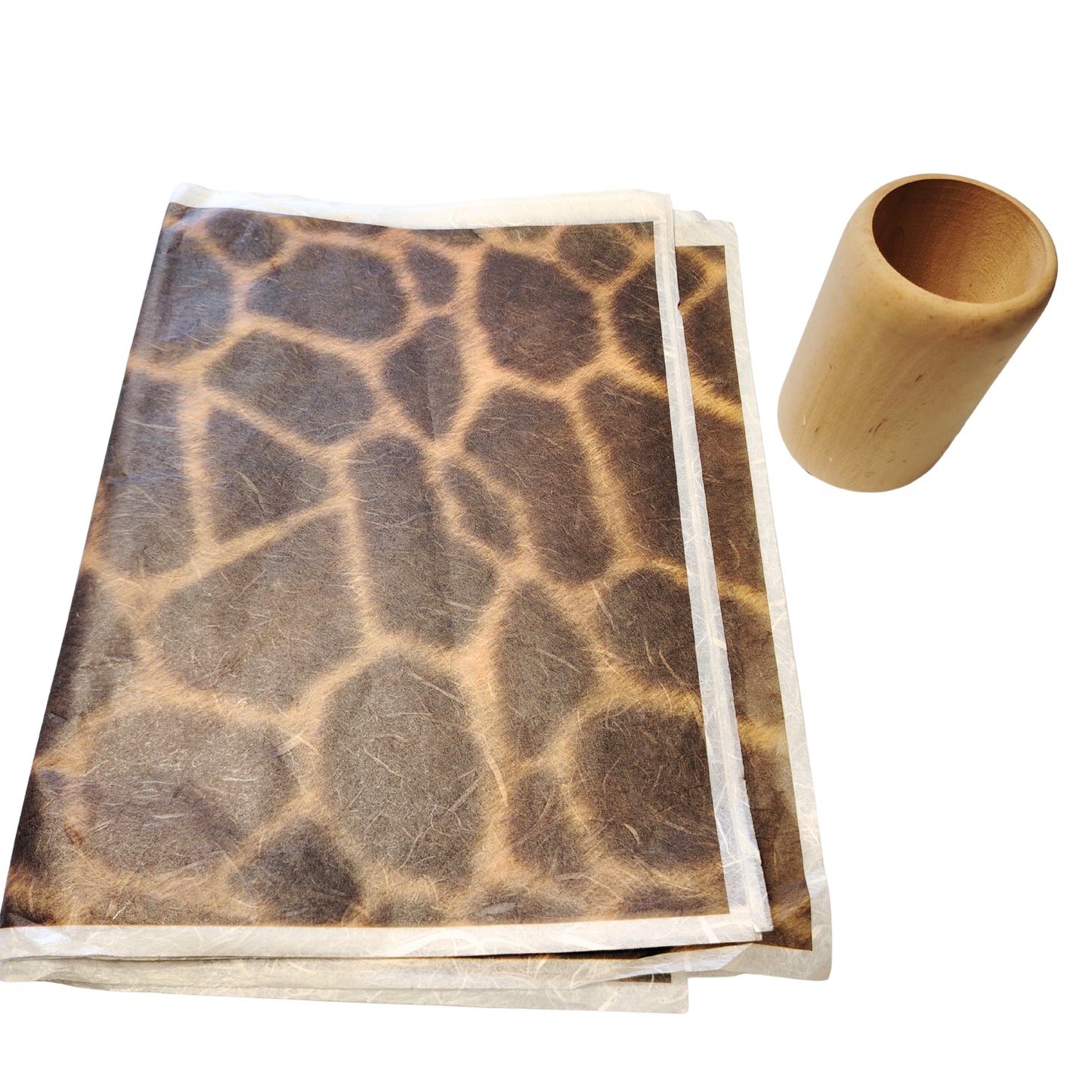 Carta da Decoupage Fantasia Leopardata 2 – Effetto Animalier Marrone  ideale per  Decorazioni