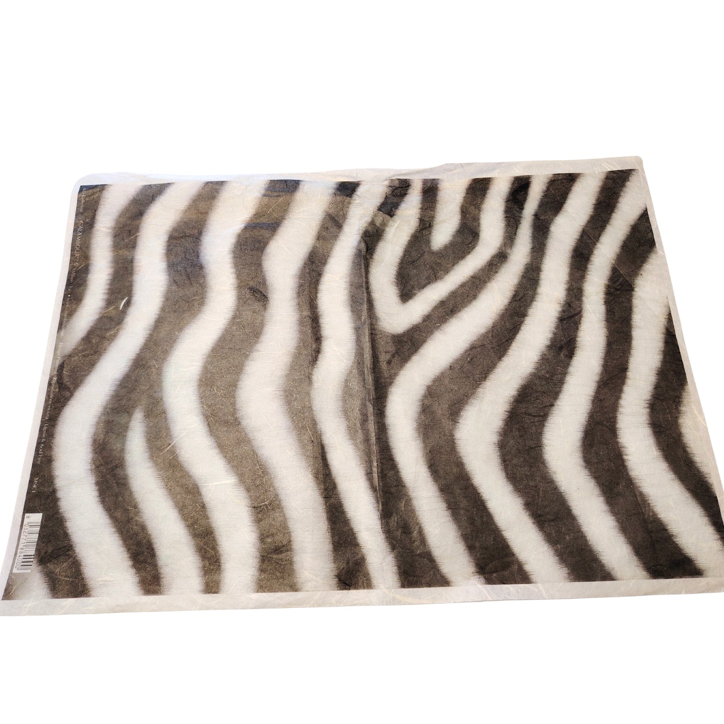 Carta da Decoupage Fantasia Zebrata – Effetto Animalier Bianco e Nero  ideale per  Decorazioni