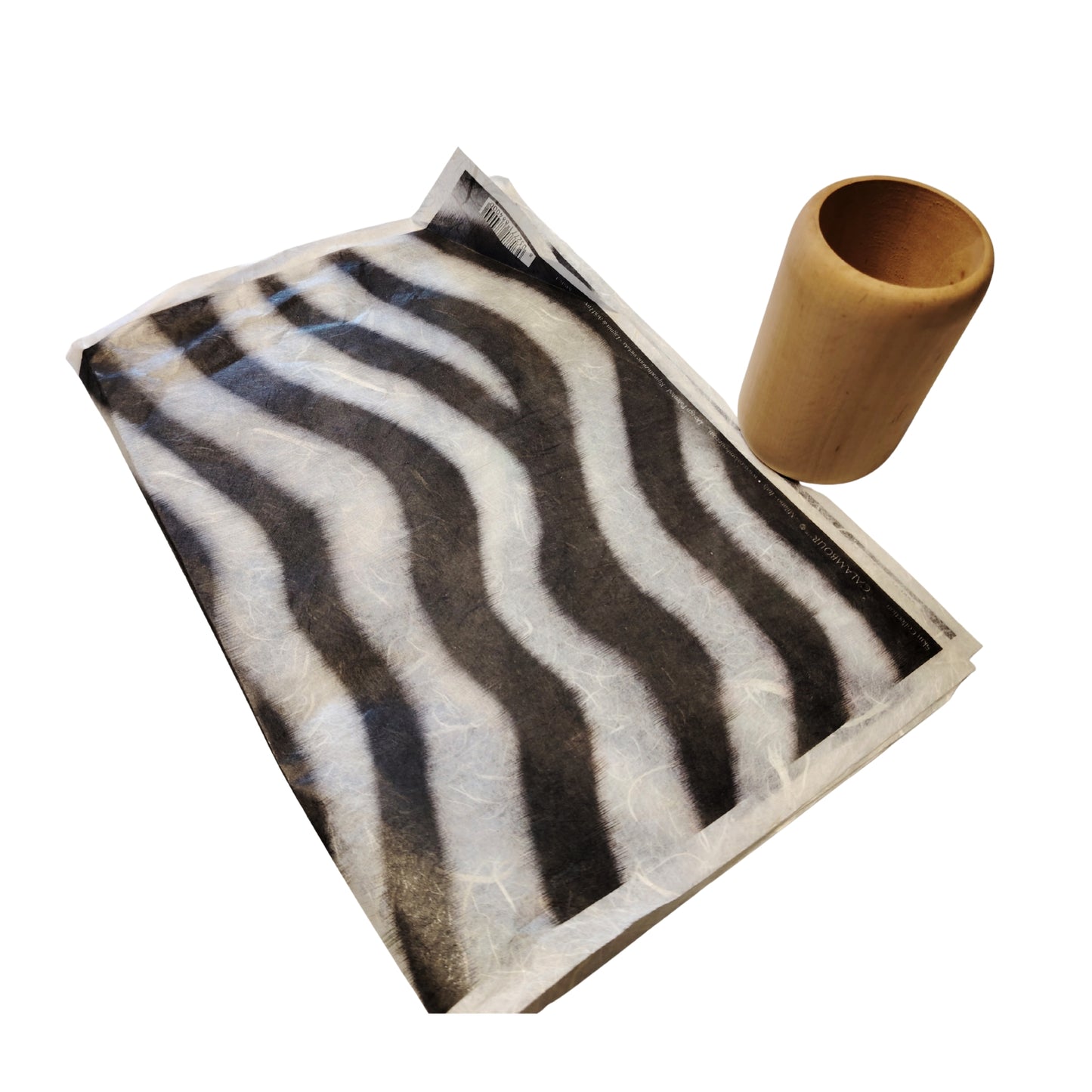 Carta da Decoupage Fantasia Zebrata – Effetto Animalier Bianco e Nero  ideale per  Decorazioni