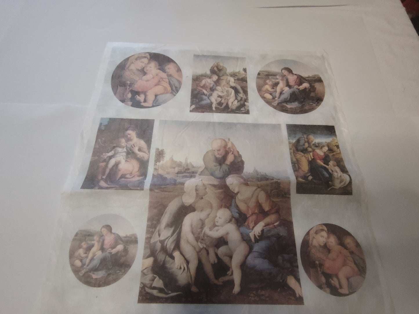 Carta da Decoupage  Motivo Rinascimento 1 ideale per Presepi Natale Decorazioni