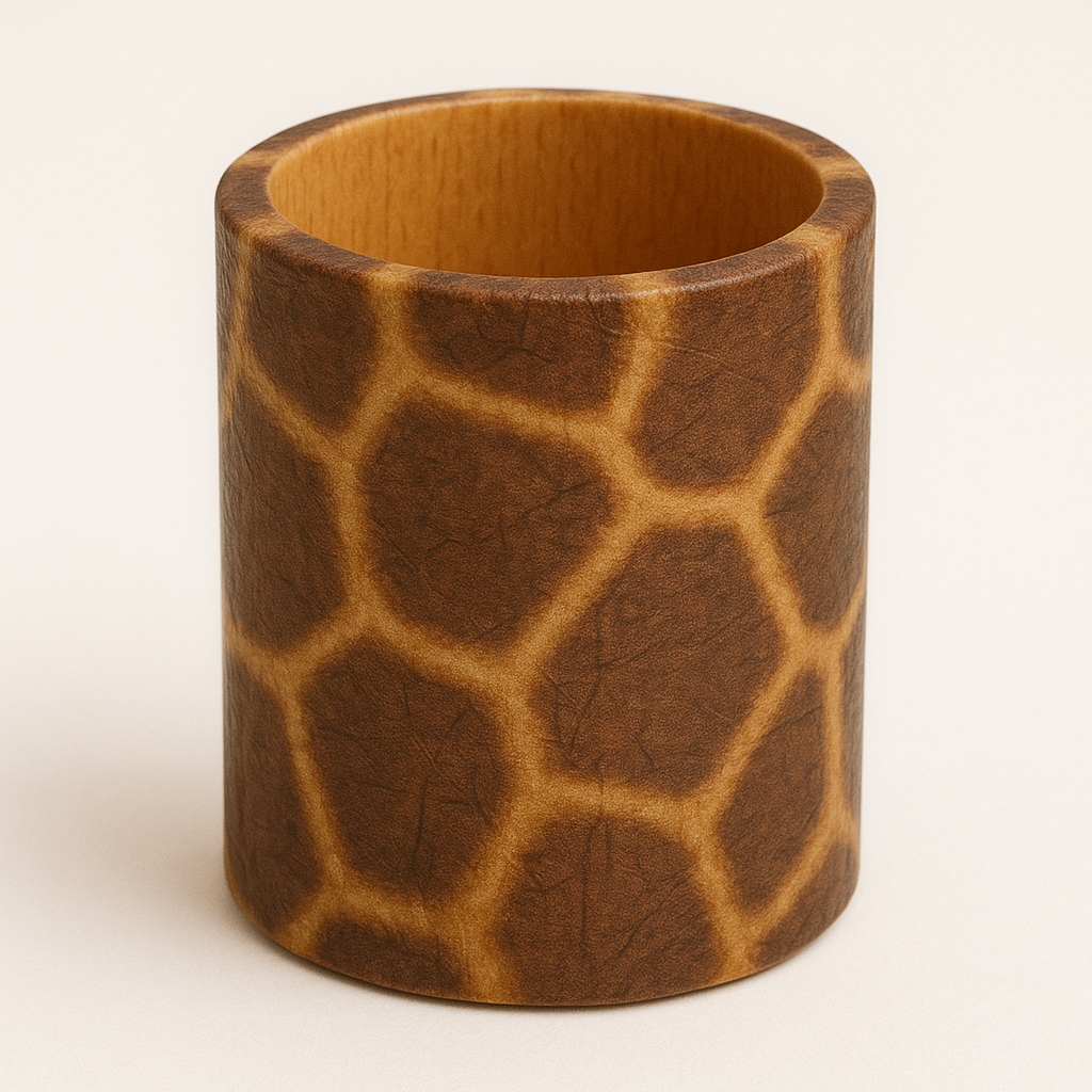 Carta da Decoupage Fantasia Leopardata 2 – Effetto Animalier Marrone  ideale per  Decorazioni