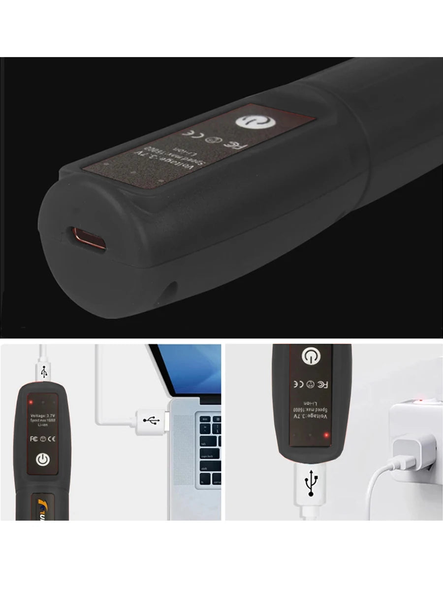 Mini trapano elettrico USB Wireless Mini trapano portatile utensile rotante lavorazione del legno penna per incisione strumenti Dremel per gioielli metallo vetro