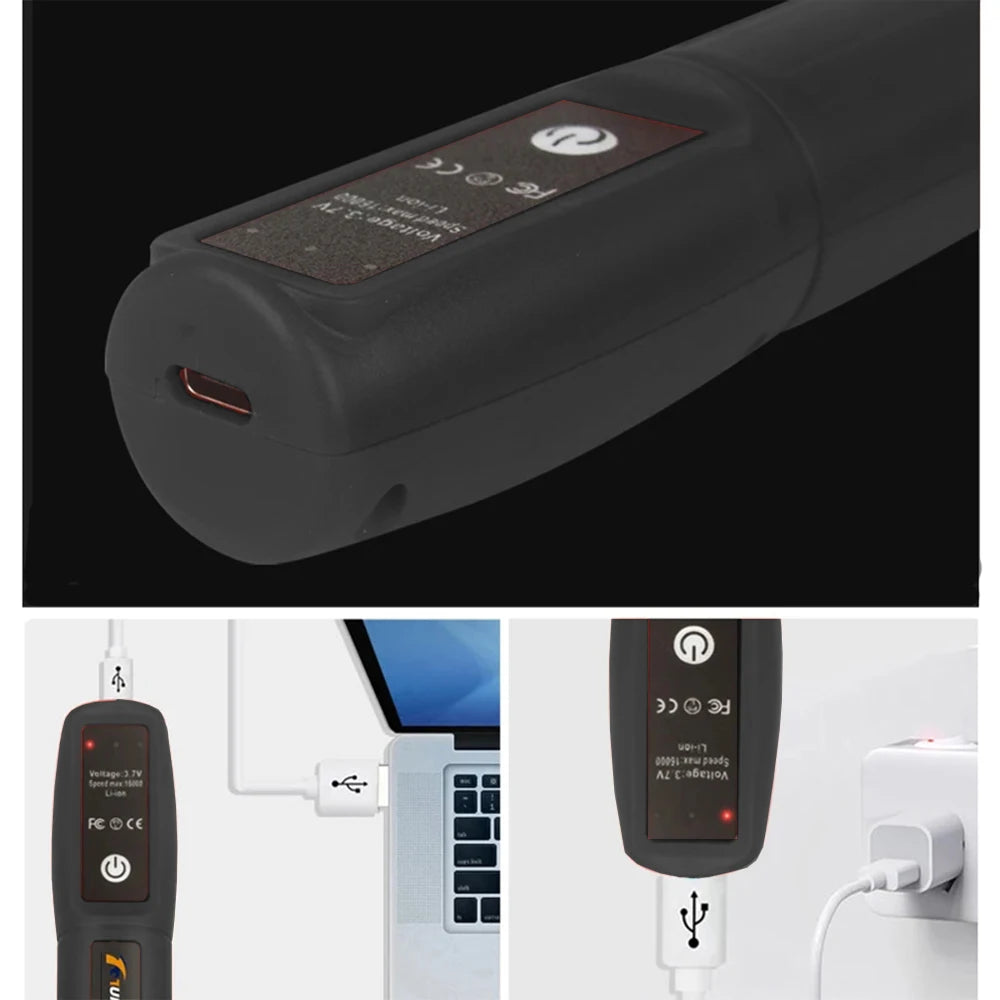 Mini trapano elettrico USB Wireless Mini trapano portatile utensile rotante lavorazione del legno penna per incisione strumenti Dremel per gioielli metallo vetro
