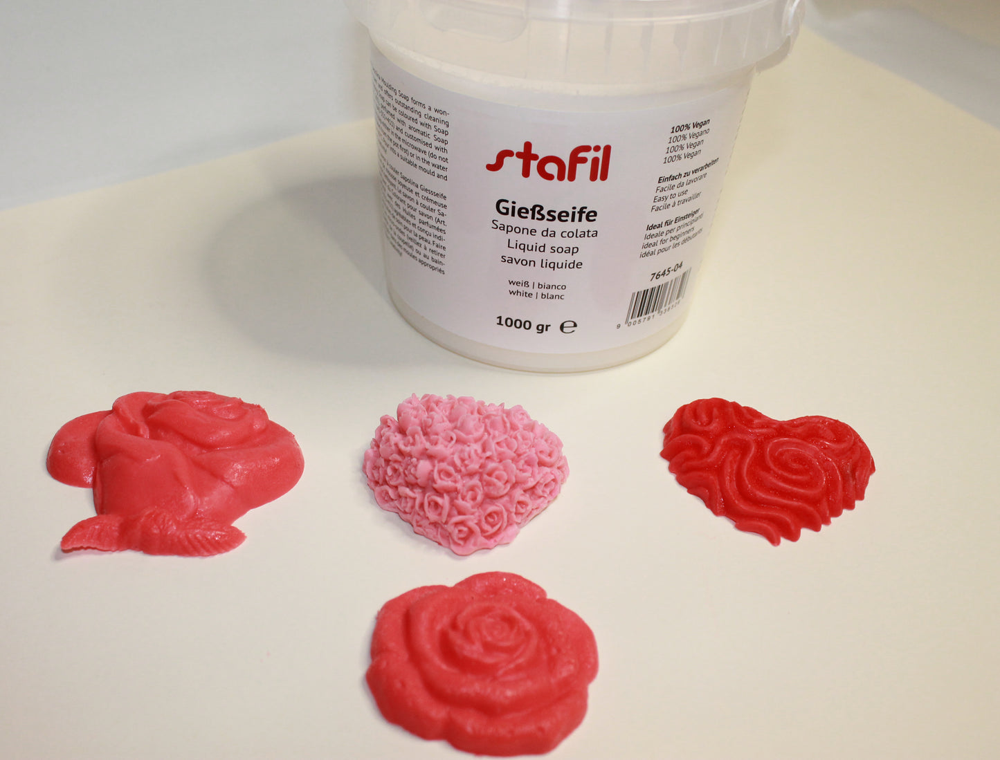 SAPONE DA COLATA PER SAPONE IN STAMPI HANDMADE STAFIL BIANCO ECOLOGICO 1 kg