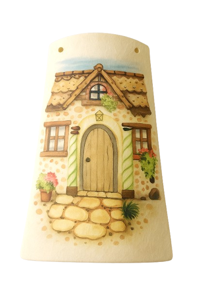 KIT Carta Decoupage + Tegola in cotto 21 cm x 12 cm – Introvabile! Ultimi pezzi a prezzo eccezionale Pasticceria