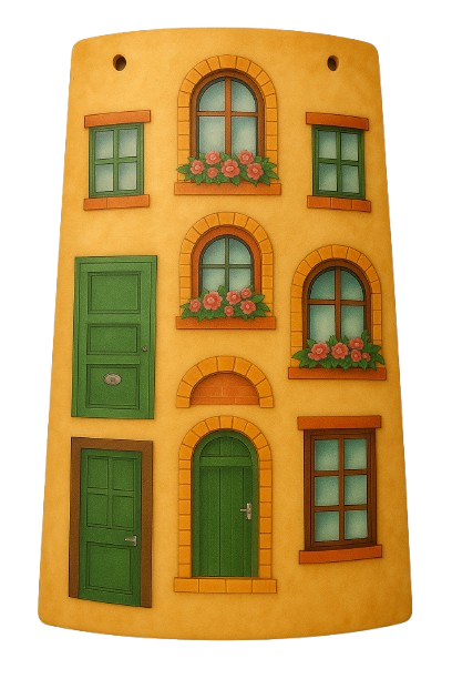 KIT Carta Decoupage + Tegola in cotto 21 cm x 12 cm – Introvabile! Ultimi pezzi a prezzo eccezionale - Porte e Finestre