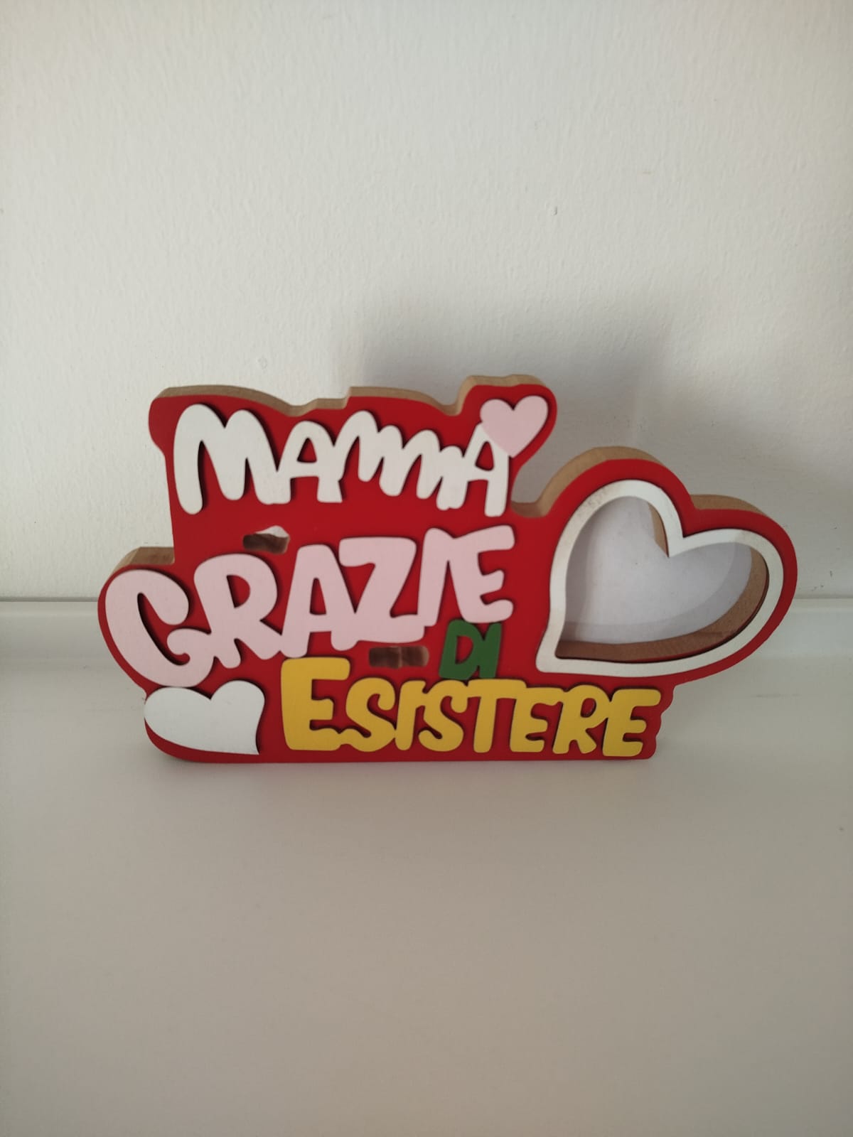 Decorazione legno festa della mamma