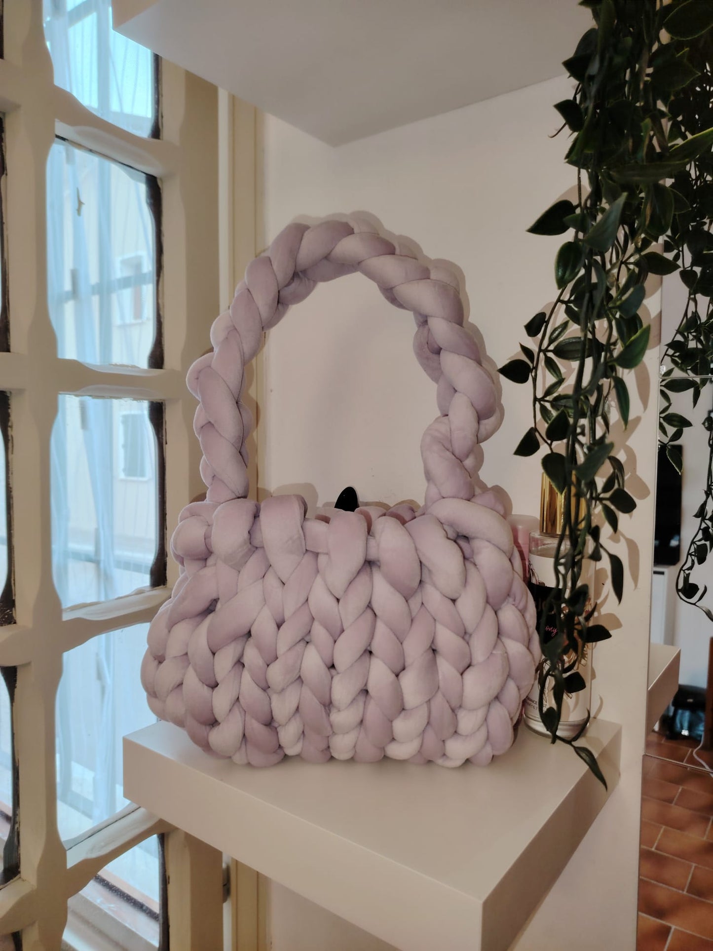 Borsa artigianale in maglia XXL – Butterfly Handmade