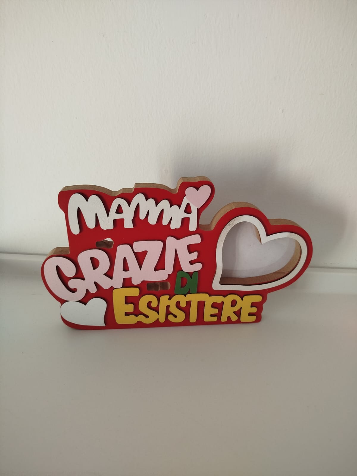 Decorazione legno festa della mamma