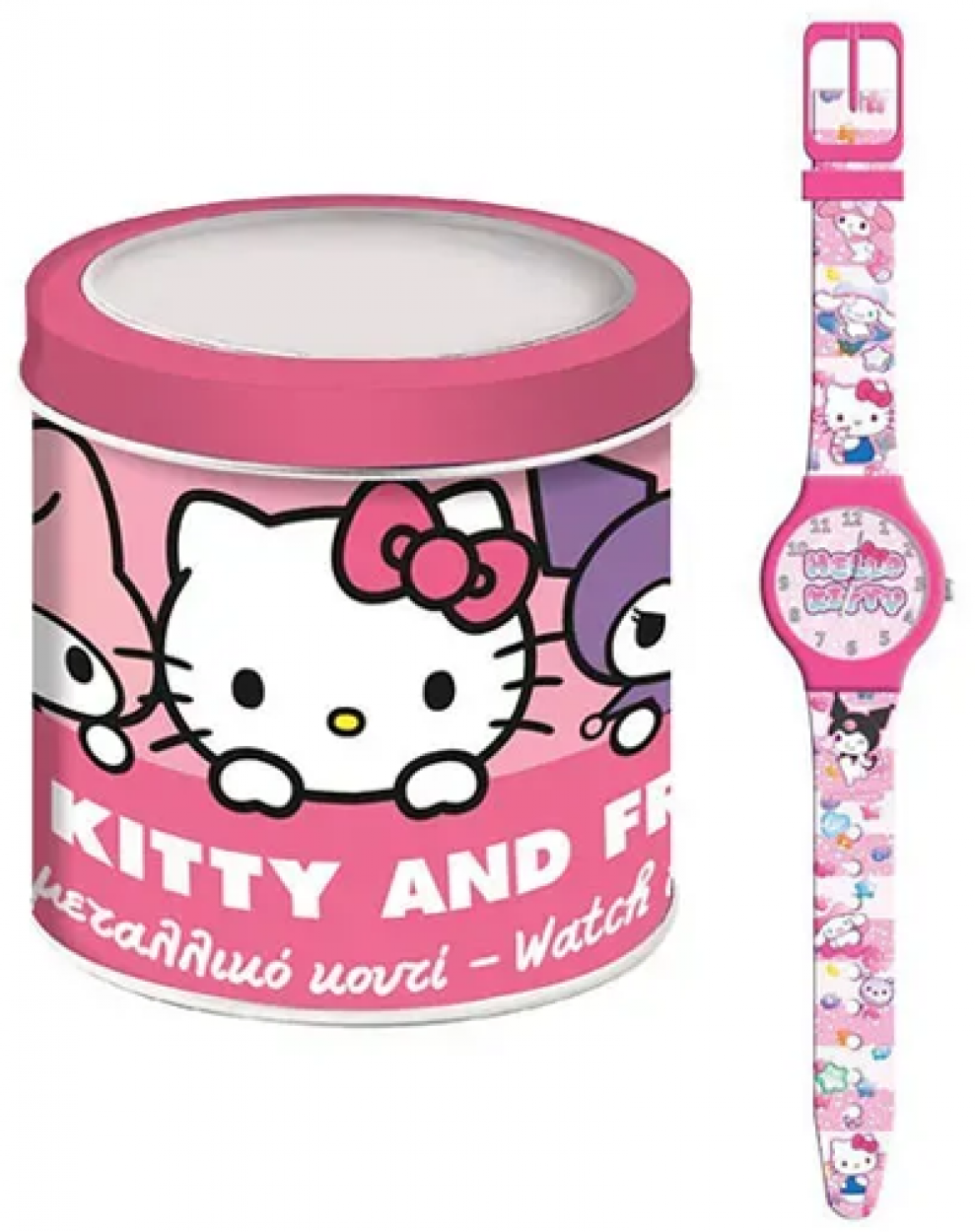 Orologio da polso per bambini in scatola di latta orologino idea regalo assortito