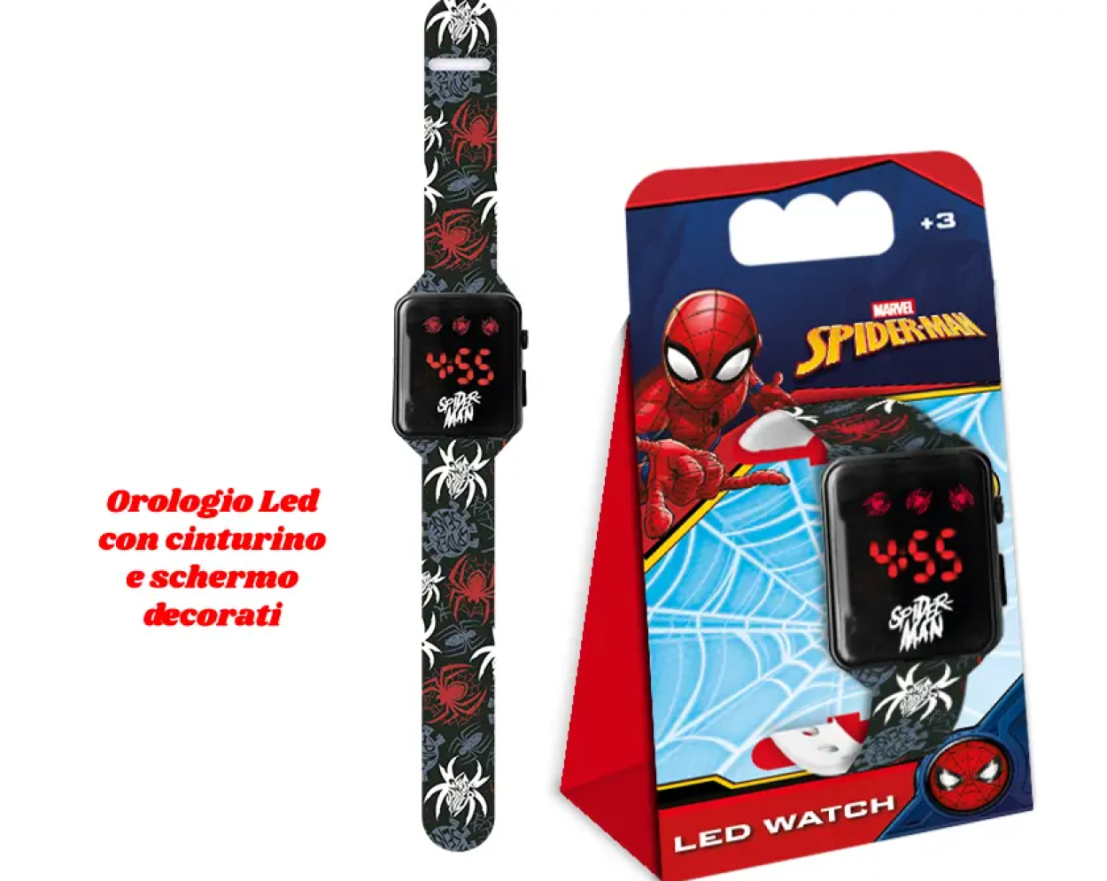 Orologio digitale a LED per bambini orologi con schermo decorato per ragazzi