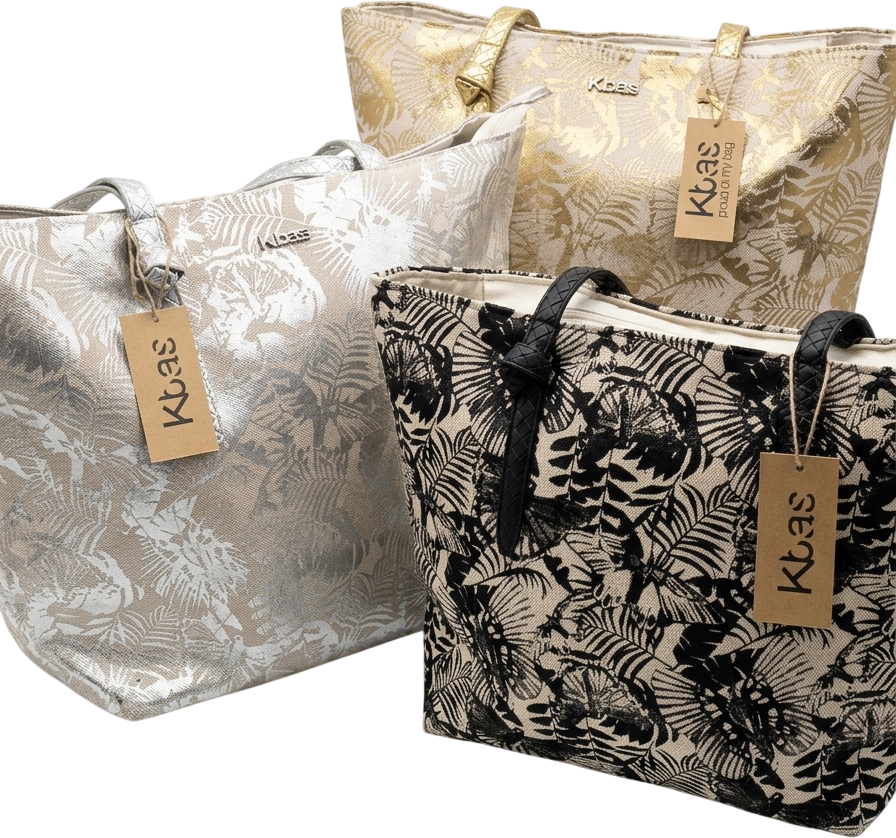 Borsa in rafia sintetica Kbas grande 36x50x20cm borsa mare estate spiaggia donna