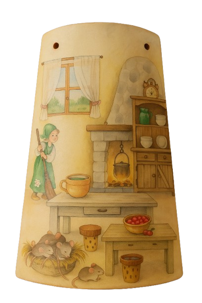 Carta da Decoupage Vintage con motivo Oggetti per Tegole e Presepi  – Ideale per Presepi o creazioni artistiche