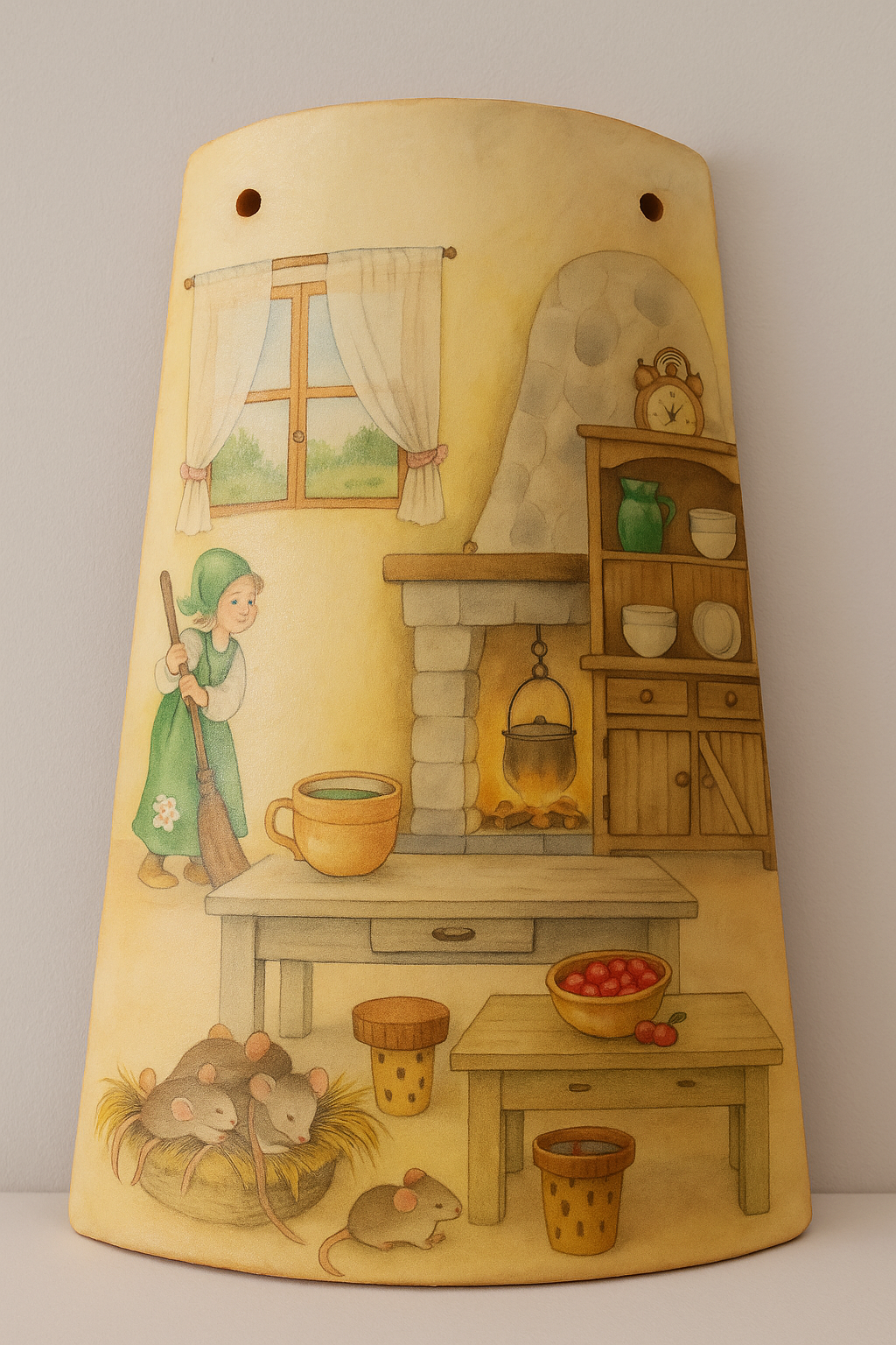 KIT Carta Decoupage + Tegola in cotto 21 cm x 12 cm – Introvabile! Ultimi pezzi a prezzo eccezionale - Oggettistica per tegole