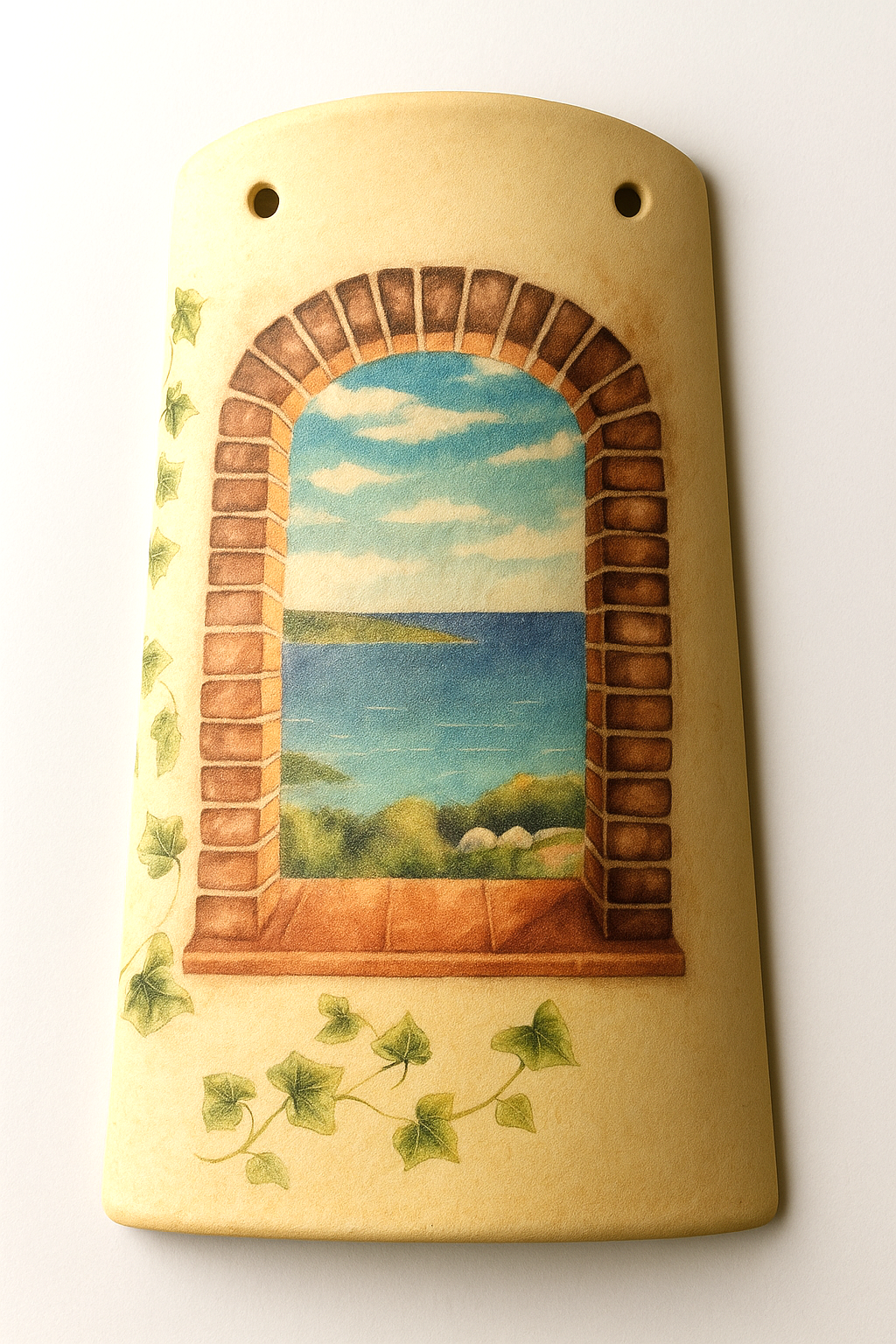 KIT Carta Decoupage + Tegola in cotto 21 cm x 12 cm – Introvabile! Ultimi pezzi a prezzo eccezionale Pasticceria - Finestra Grande
