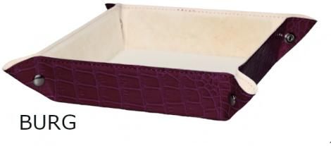 Svuotatasche Morbido Design Renato Balestra in Similpelle Coccodrillo Nuovo Home Decor